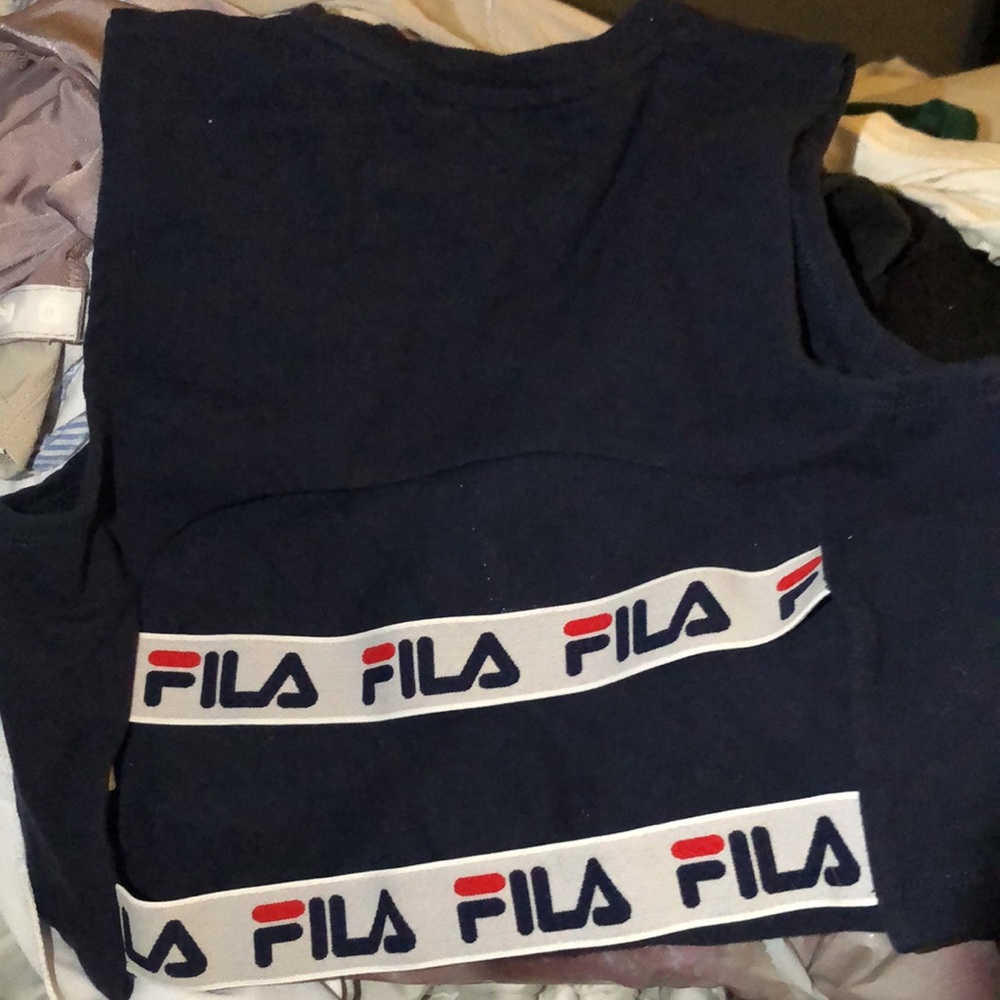 FILA Super cute strappy crop top - Picture 3 of 5